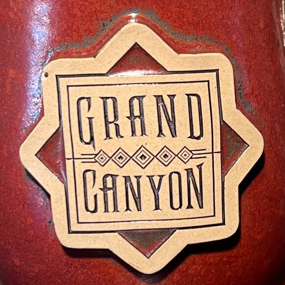 Sunset Hill Stoneware GRAND CANYON Arizona Handcrafted Reddish Brown Glazed Mug - Picture 2 of 9